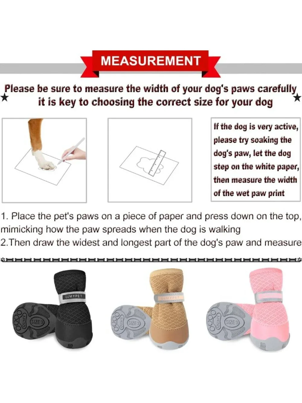 Paw Protectors for Small Dogs - Breathable Summer Dog Booties, Anti-Slip Sole